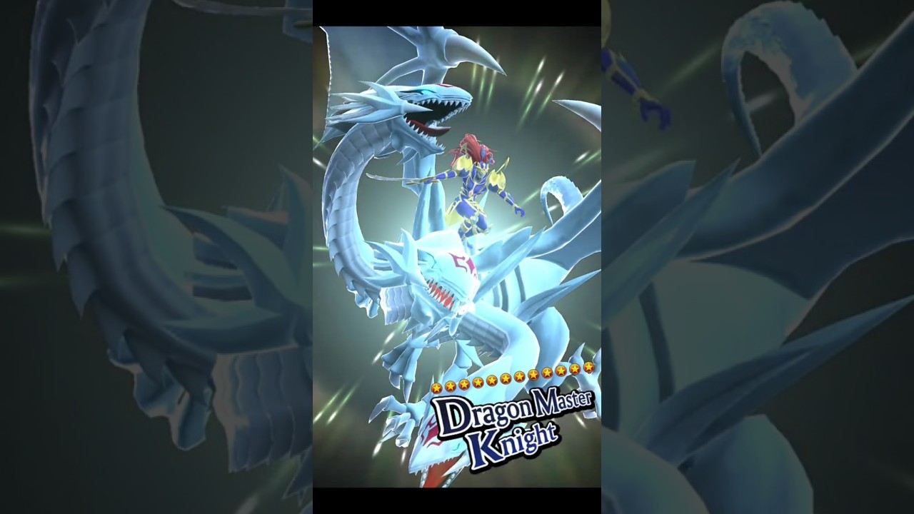 Yugioh Duel Links - Анимация призыва рыцаря-мастера дракона [4K]
