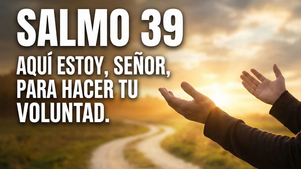 SALMO 39 CANTADO, AQUI ESTOY SEÑOR PARA HACER TU VOLUNTAD