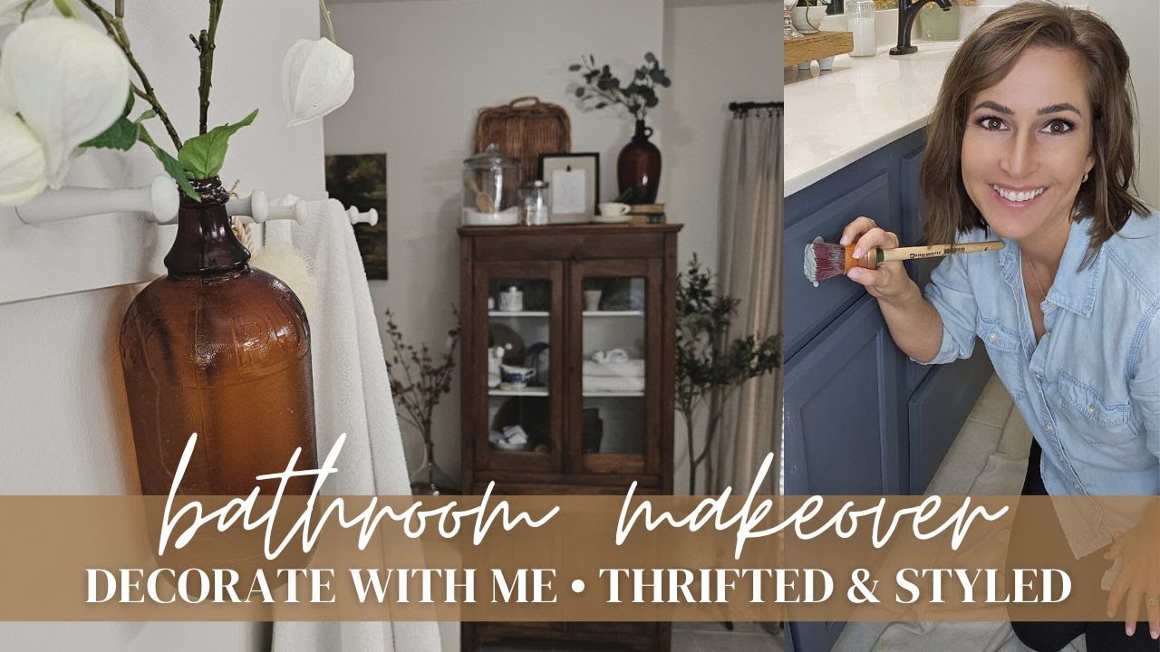 Ремонт главной ванной комнаты с использованием секонд-хенда из секонд-хенда Goodwill • Как декори...