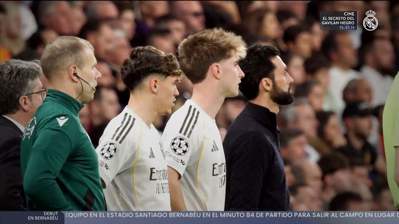 La emoción de Thiago Pitarch y Cesar Palacios en el debut en el Bernabéu