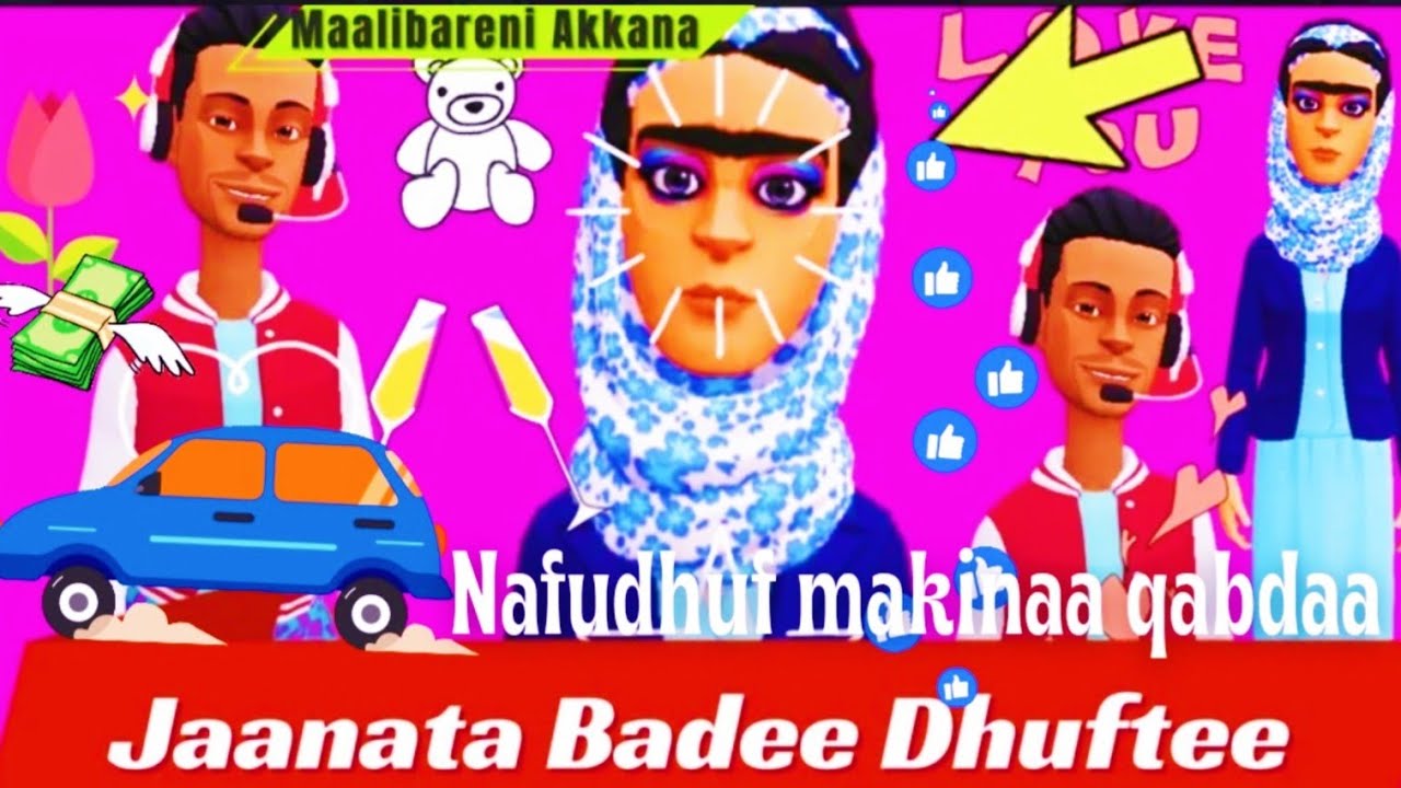 Jaanata badee dhuftee Nafudhuf makinaa qabdaa mee obsan dhagefadhu like subscribe godhuu hin dagatin