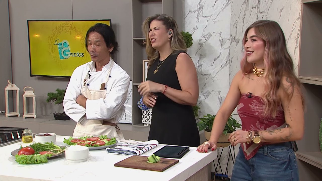 "Bo Luc Lac" - Solomo salteado al wok -Las Tres Gracias