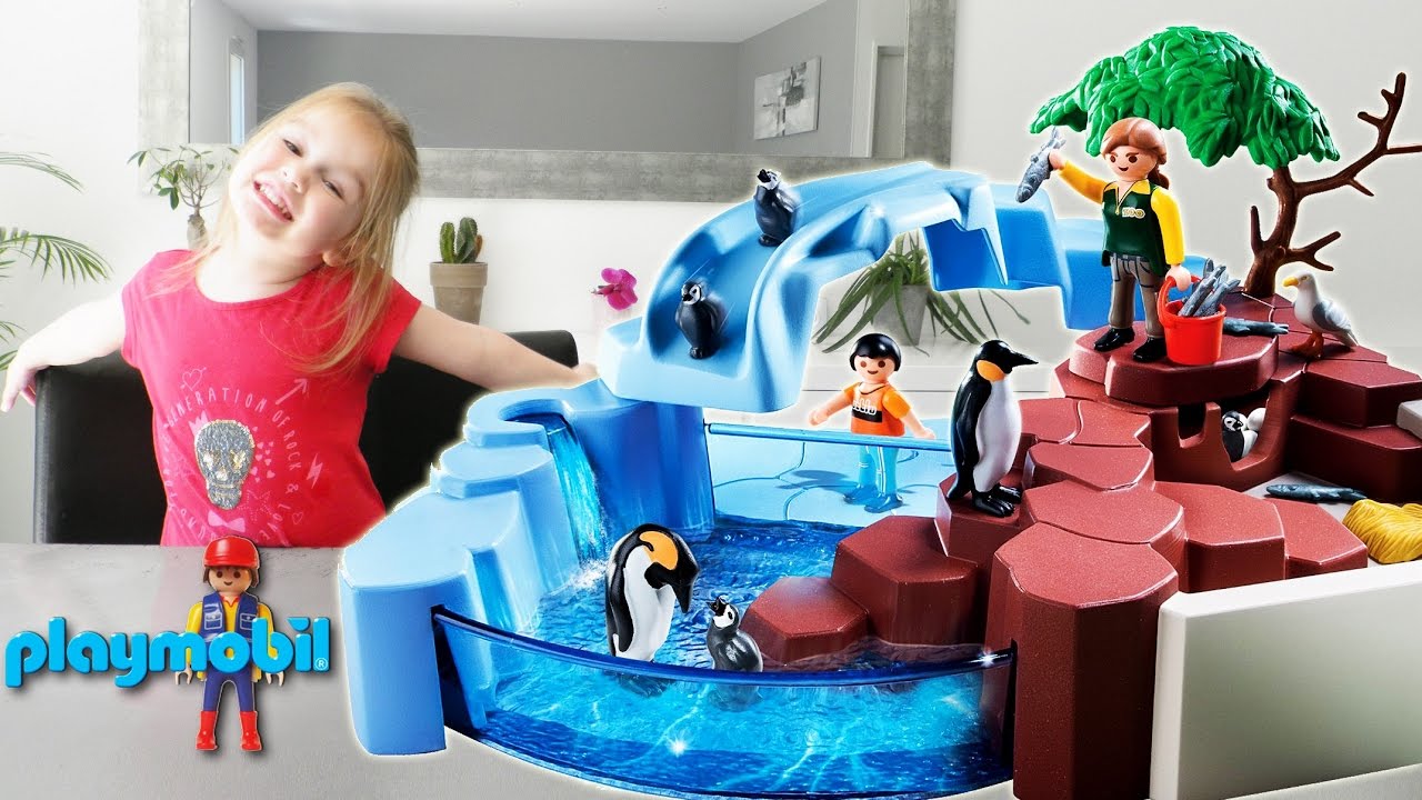 Playmobil Super Set 4013 Bassin des pingouins et Playmobil Micro ! Rare ! Unboxing