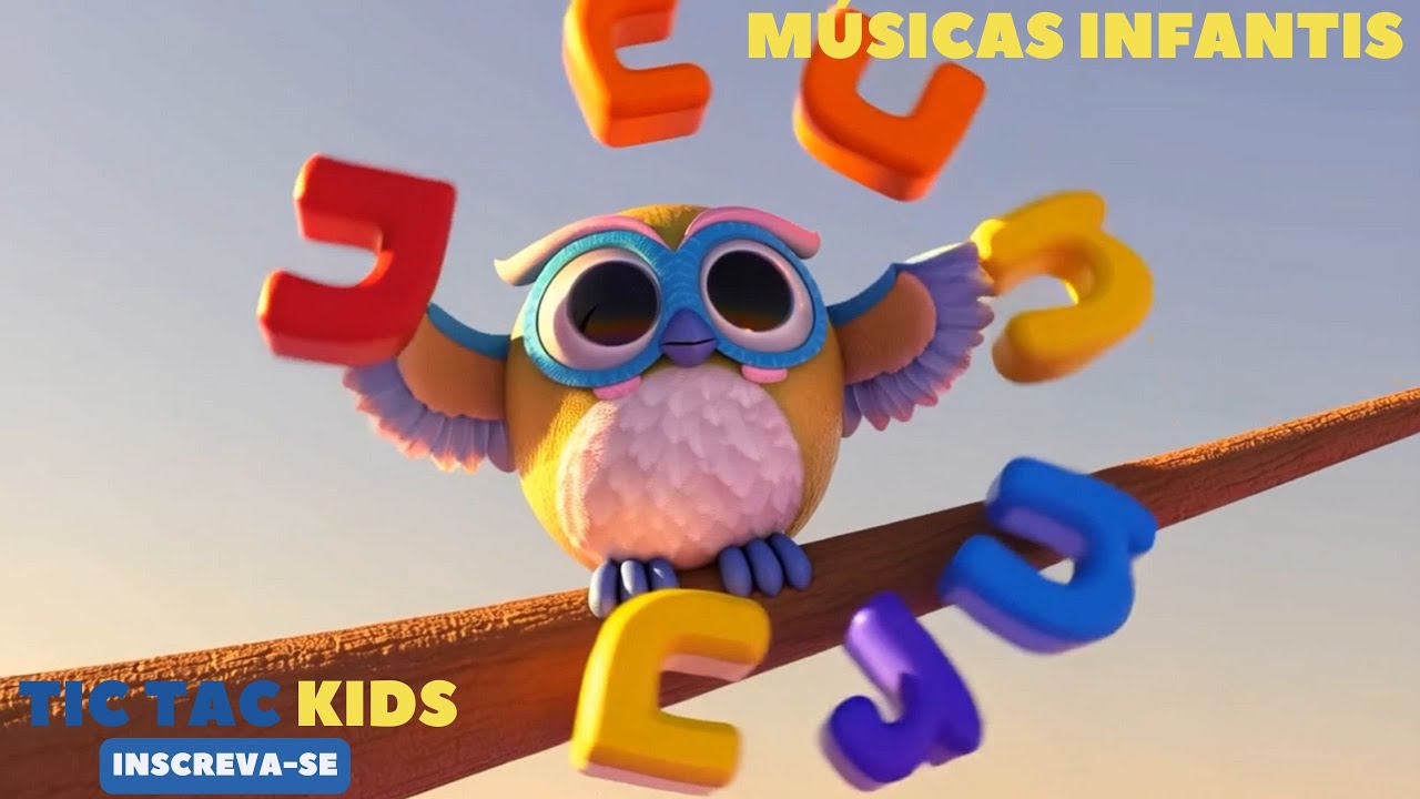 A Festa das Cores com a Coruja Colorida – Música Infantil para Aprender as Cores Brincando
