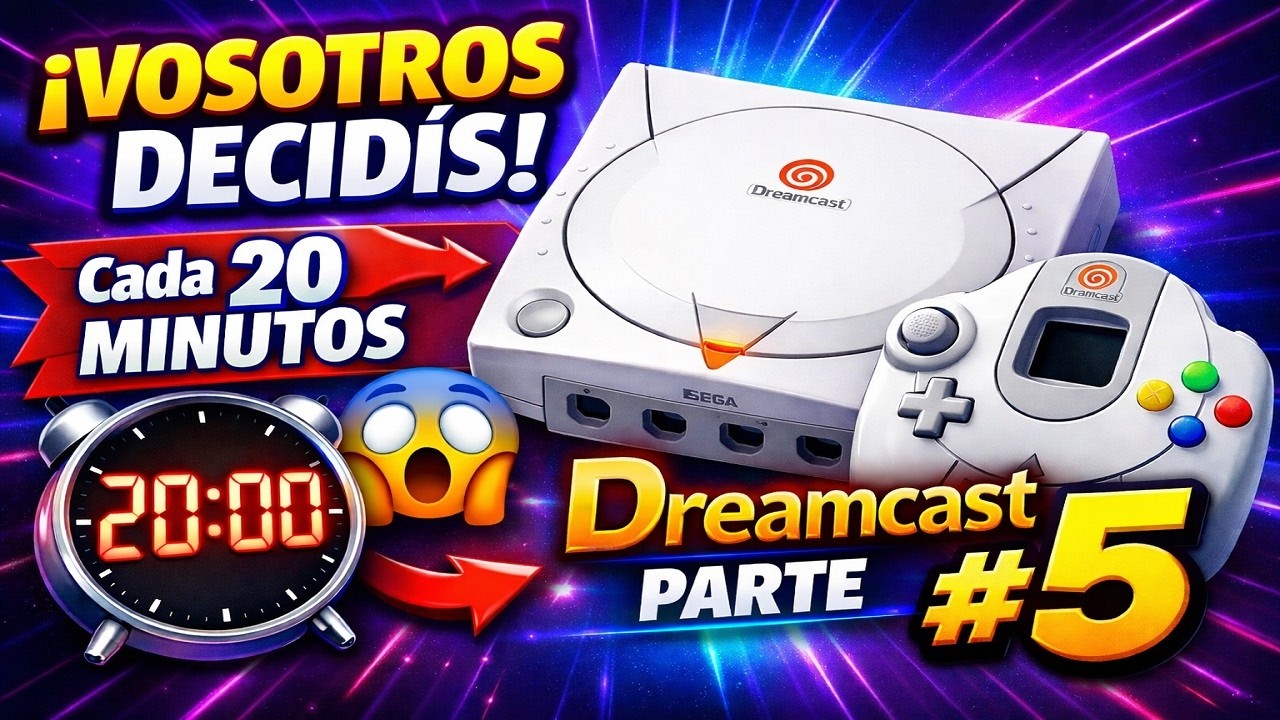 🔴 EN DIRECTO | 🎮 Sega DREAMCAST | ¡El Chat Elige el Juego Cada 20 Minutos! – Parte 5 | Orbitapolis