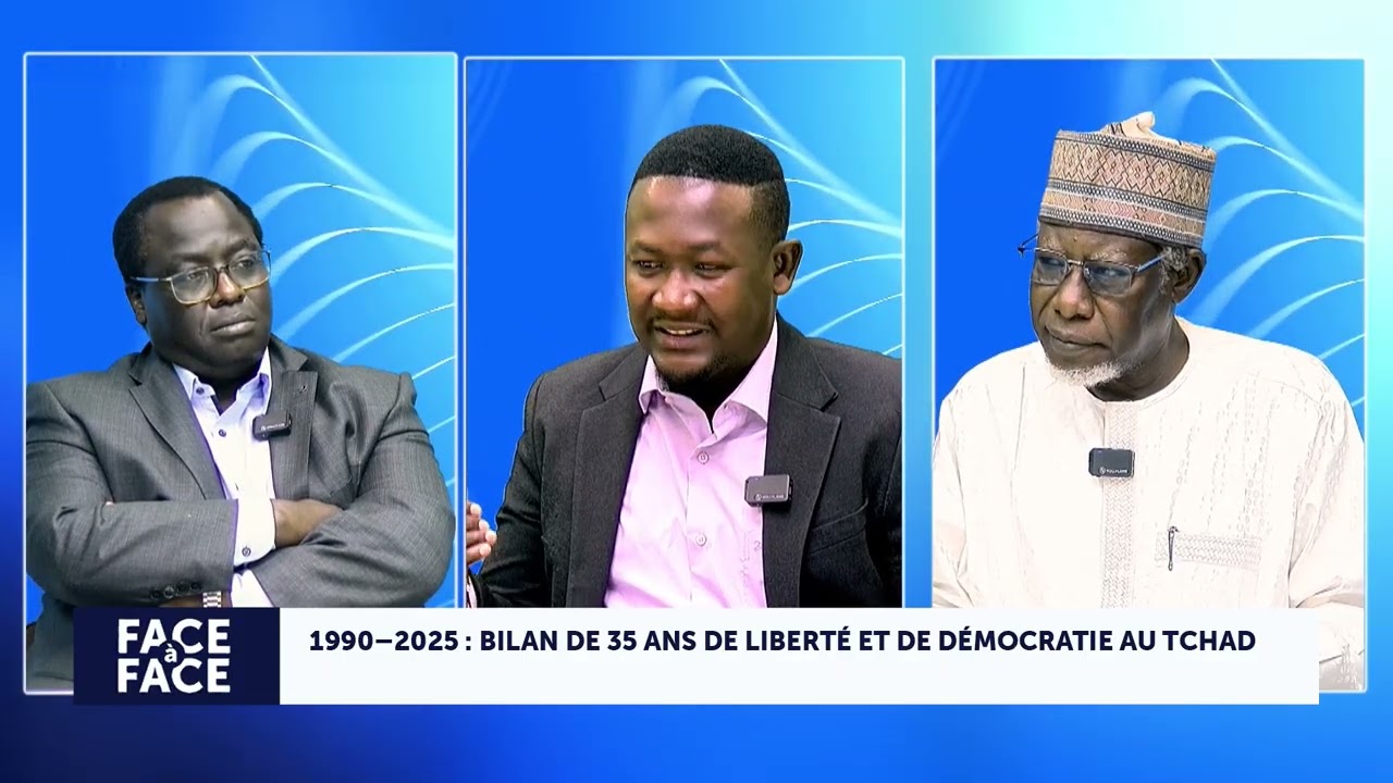 FACE A FACE  1990–2025  Bilan de 35 ans de liberté et de démocratie au Tchad de tchadinfos Tv