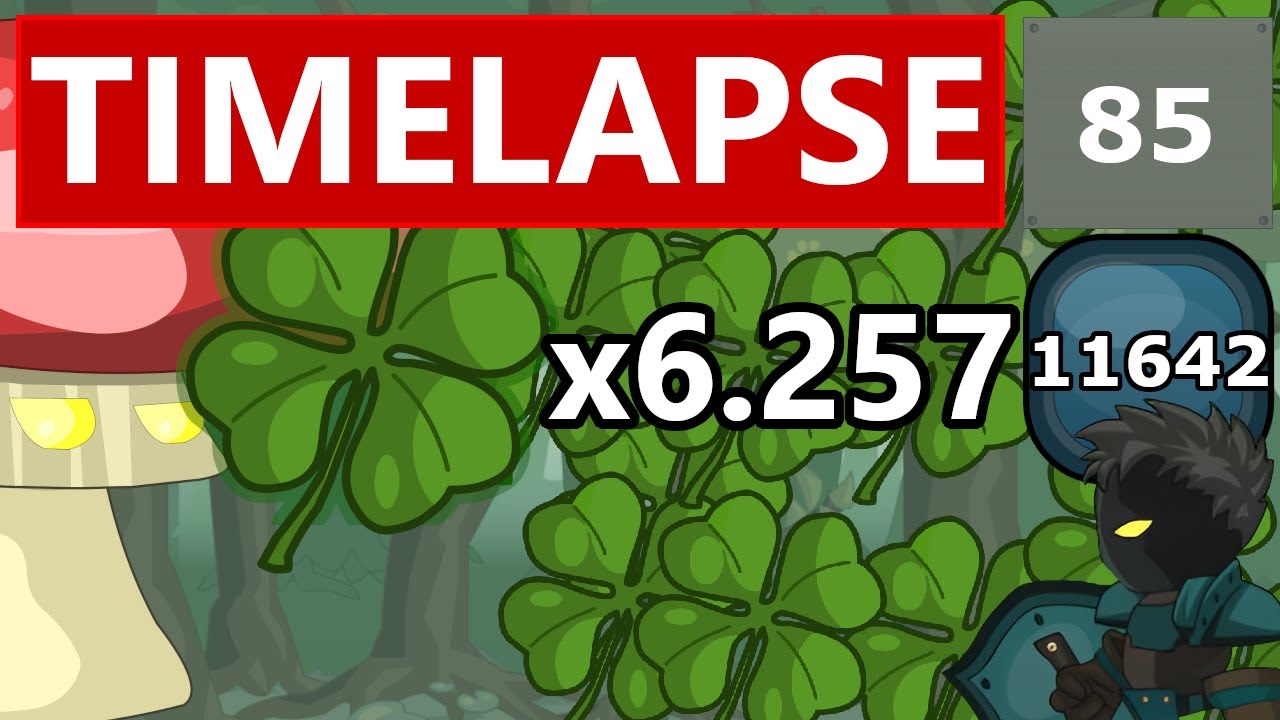 Timelapse x16 Opening 6257 clovers Swords and Souls Flash Game #85