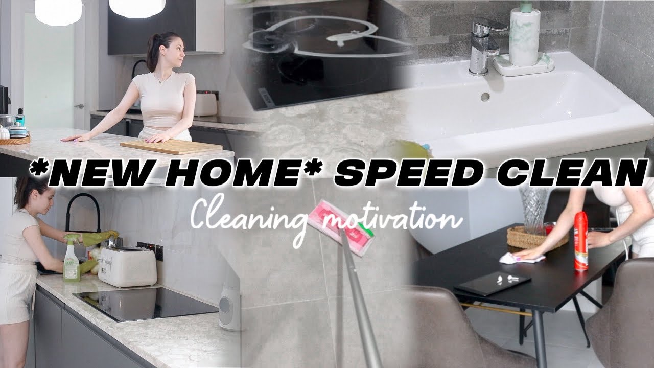*NEW HOME* SPEED CLEAN WITH ME | CLEANING MOTIVATION | GIULIA CENCE