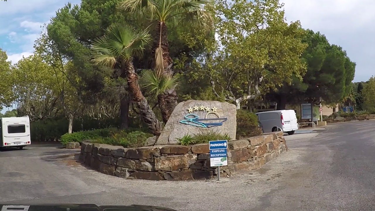 Drive from le Lavandou to Camping du Domaine
