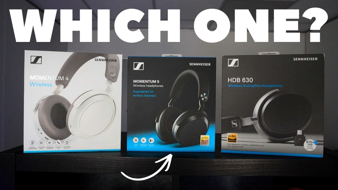 Don't overthink it! Sennheiser Momentum 5 vs Momentum 4 vs HDB 630