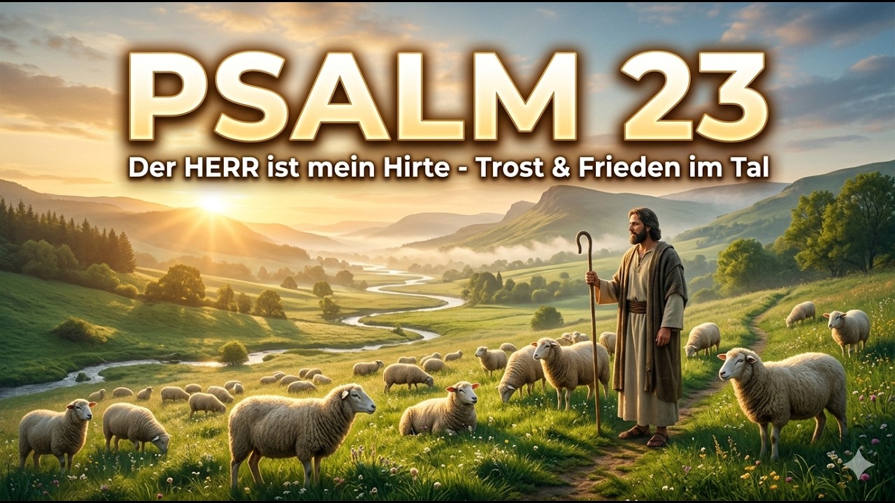 Psalm 23 🙏 Der Herr ist mein Hirte | Frieden und Vertrauen