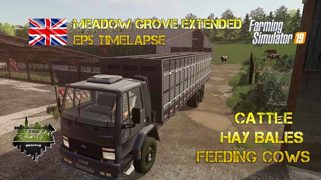 MEADOW GROVE EXTENDED EP5 TIMELAPSE CATTLE FS19 FARMING SIMULATOR 19 FS22