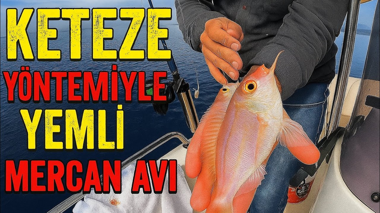 🎣 Keteze Yöntemiyle Efsane Mercan Avı! Balon Balıklarının İçinden Mercanları Aldık..!!