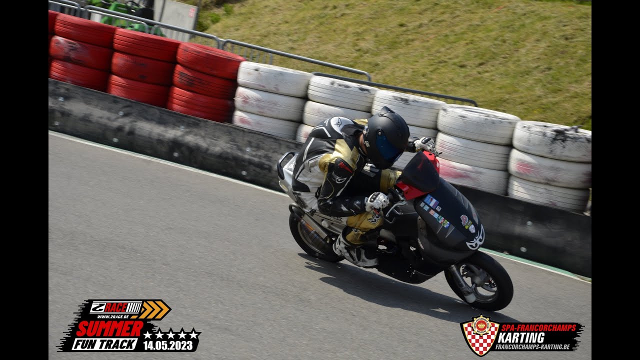 HK100cc Gilera Runner / Spa Franchorchamps Karting 2Race Training 14.05.23 / 2Fast Polini Malossi