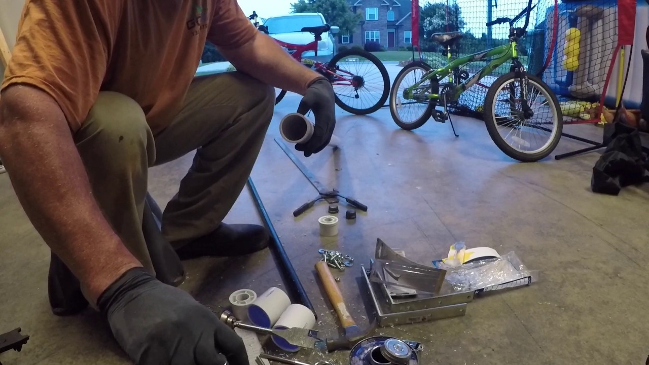 Making a lawn striping roller part 1