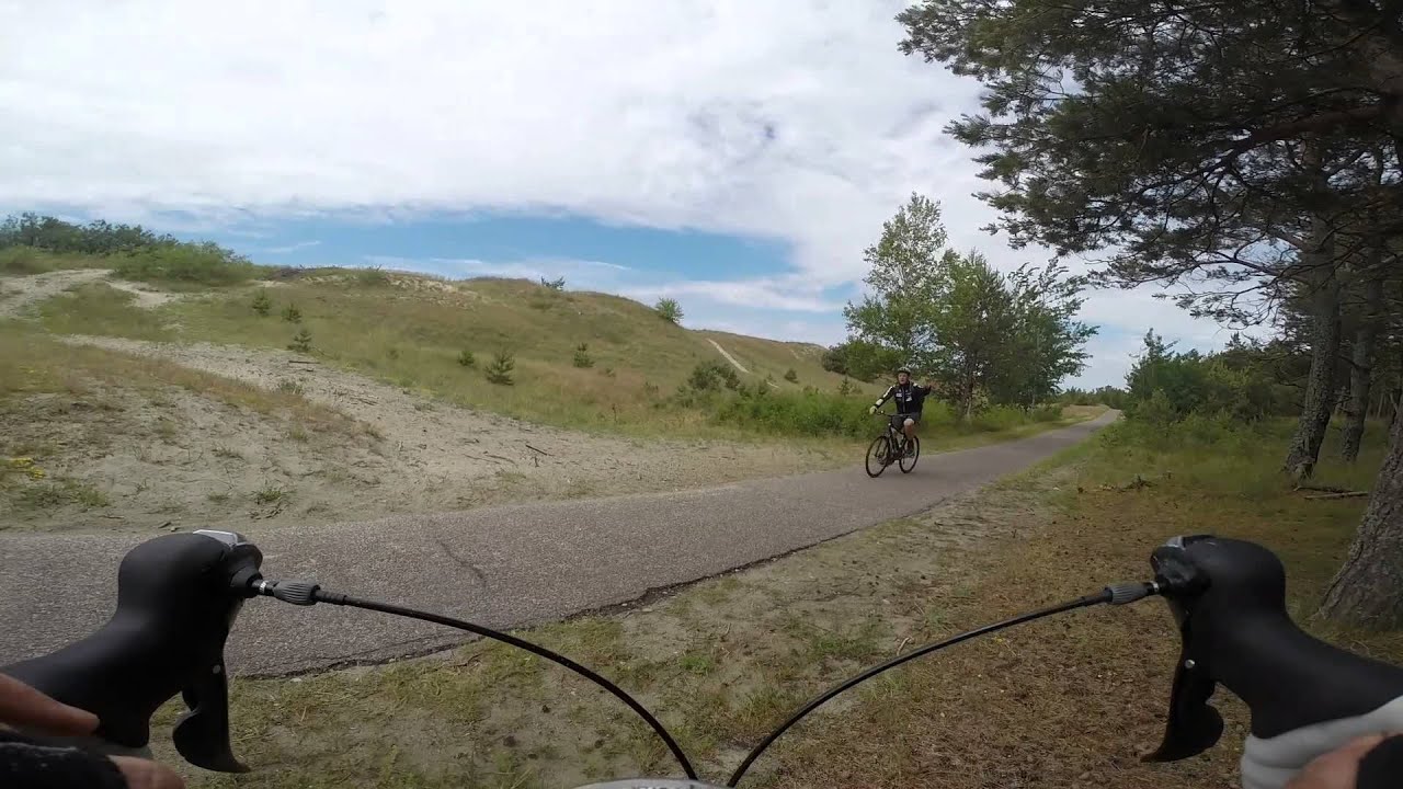 GIANT ANYROAD 1 drive on different terrains at Baltic coast cycle route