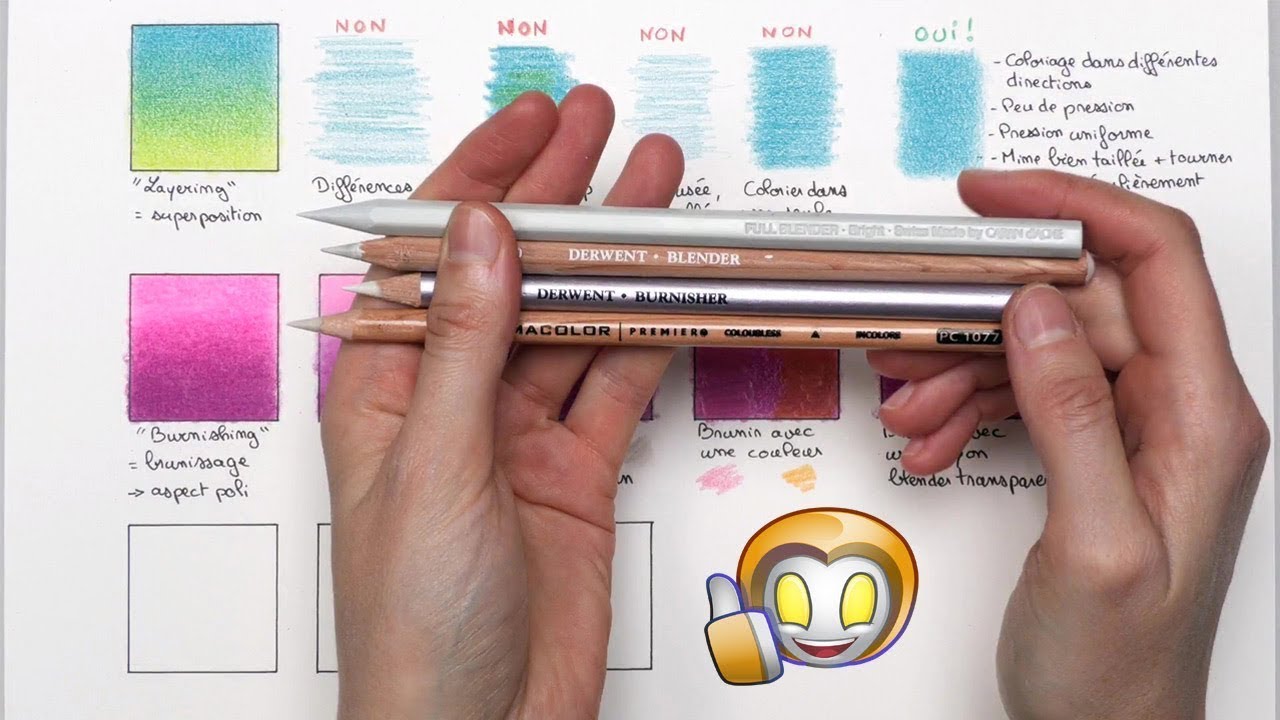 Comment Colorier PROPREMENT aux Crayons de Couleur