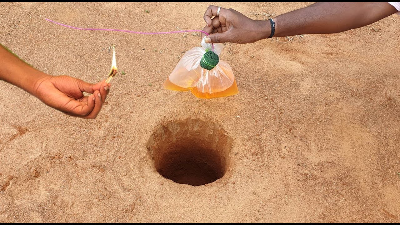 Petrol VS Sulti Bomb Underground experiment
