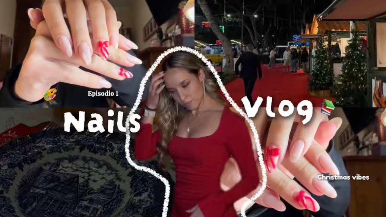 Acompáñame a hacerme las uñitas (versión Navidad) #love #foryou #youtube #parati #trending #vlog 