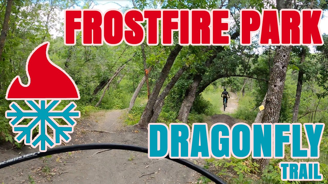 Frostfire Park - Dragonfly - Downhill MTB Trail - North Dakota