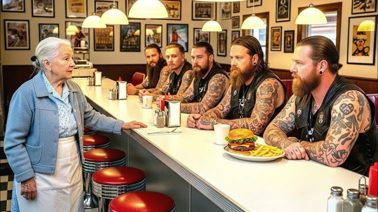 An old woman Says To The Hells Angels: “Hello Sir, My daughter Has a Tattoo Just Like Yours” — what?