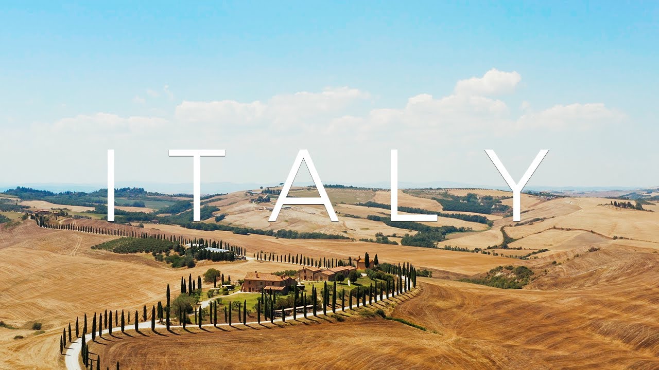 Italy 4k - The Best Places with Italian Music | Deep Relaxing Film