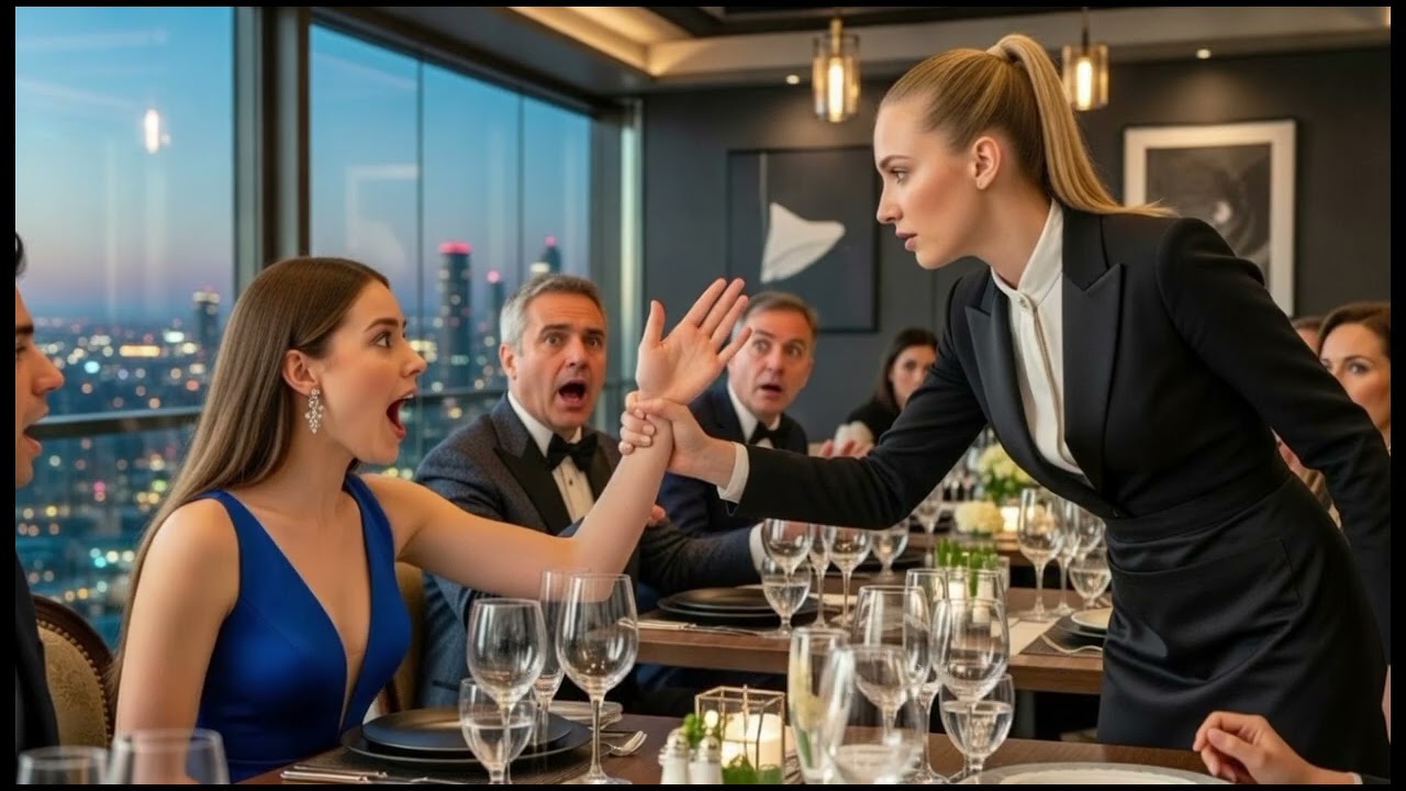 “REVELARÉ TU SECRETO” — La Mesera Enfrenta a la Hija del Millonario y Su Oscuro Pasado Sale a la Luz