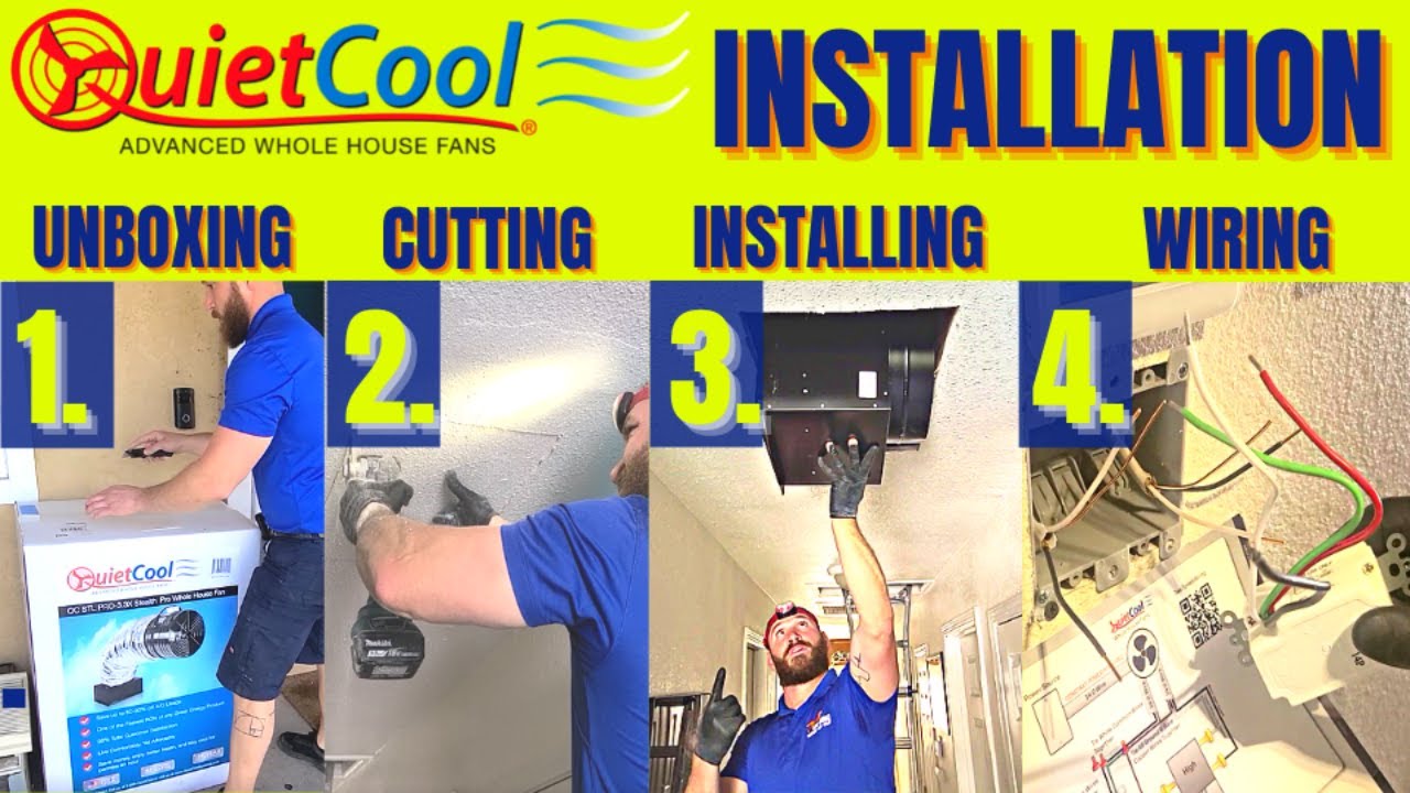 How to Install a QuietCool Whole House Fan🔧 (Updated for 2022)