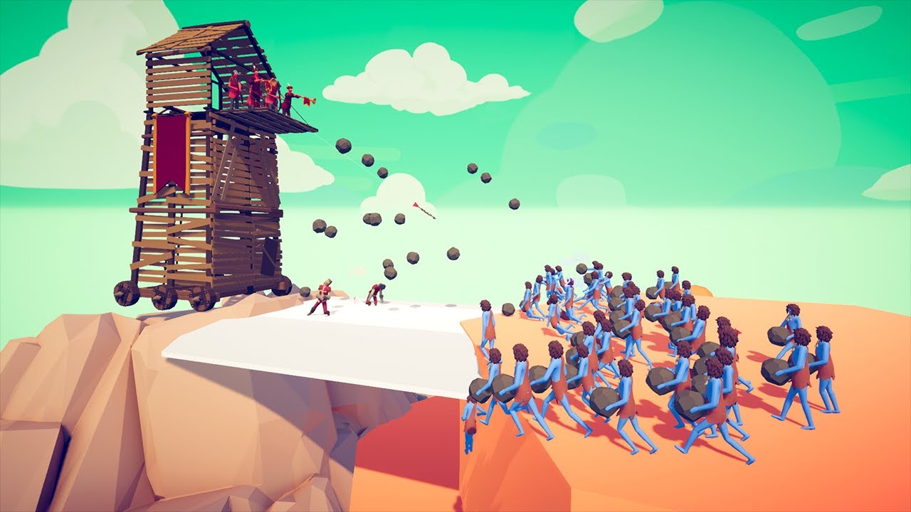 TOWER vs EVERY UNIT 🗼 On Top Of The Rock | Totally Accurate Battle Simulator TABS
