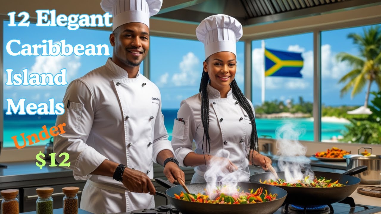 5-Star Caribbean Meals At Home  | 12 Elegant Caribbean Island Meals Under $12 