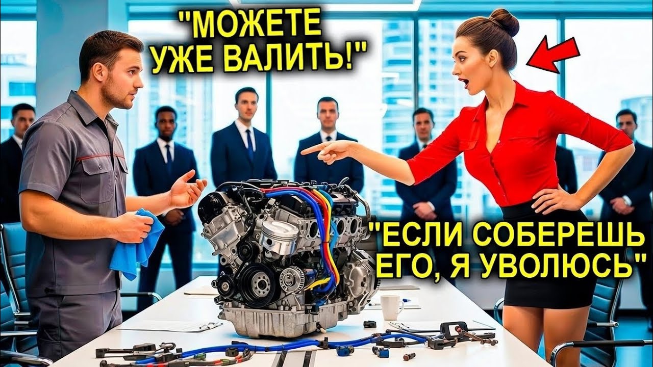 Она Смеялась Над Простым Механиком… Пока Он Не Заставил Всех Замолчать