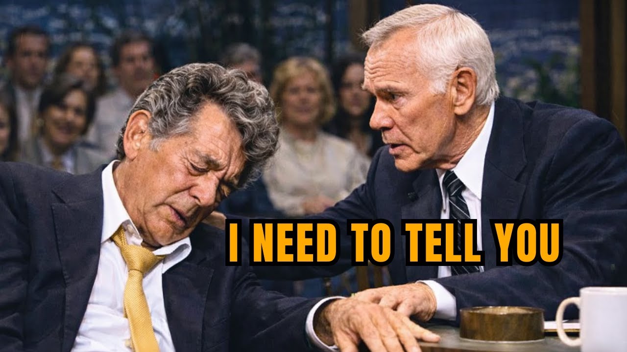 Dean Martin Collapsed During His Last Interview with Johnny Carson — The Studio Froze!