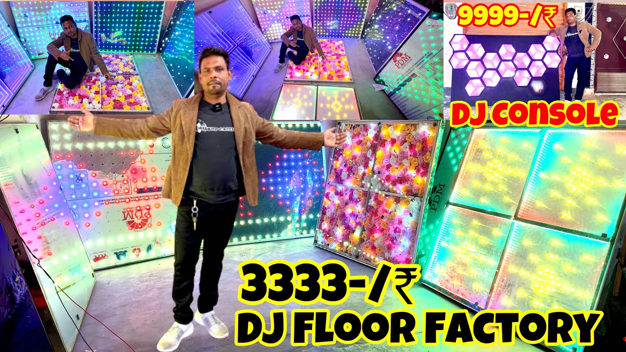 Dj Floor Factory Market in Delhi मात्र 3333-/₹|360* Selfie Stand 999-/₹ Dhamaka Offer Steel Dj Floor
