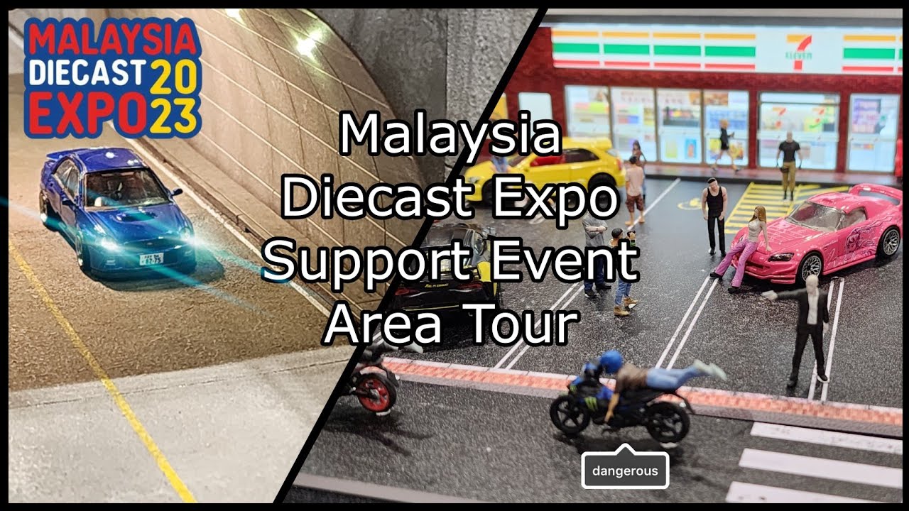 Malaysia Diecast Expo MDX 2023 Part 2 - Support Event Area With Lots of Diorama and Customs Showcase