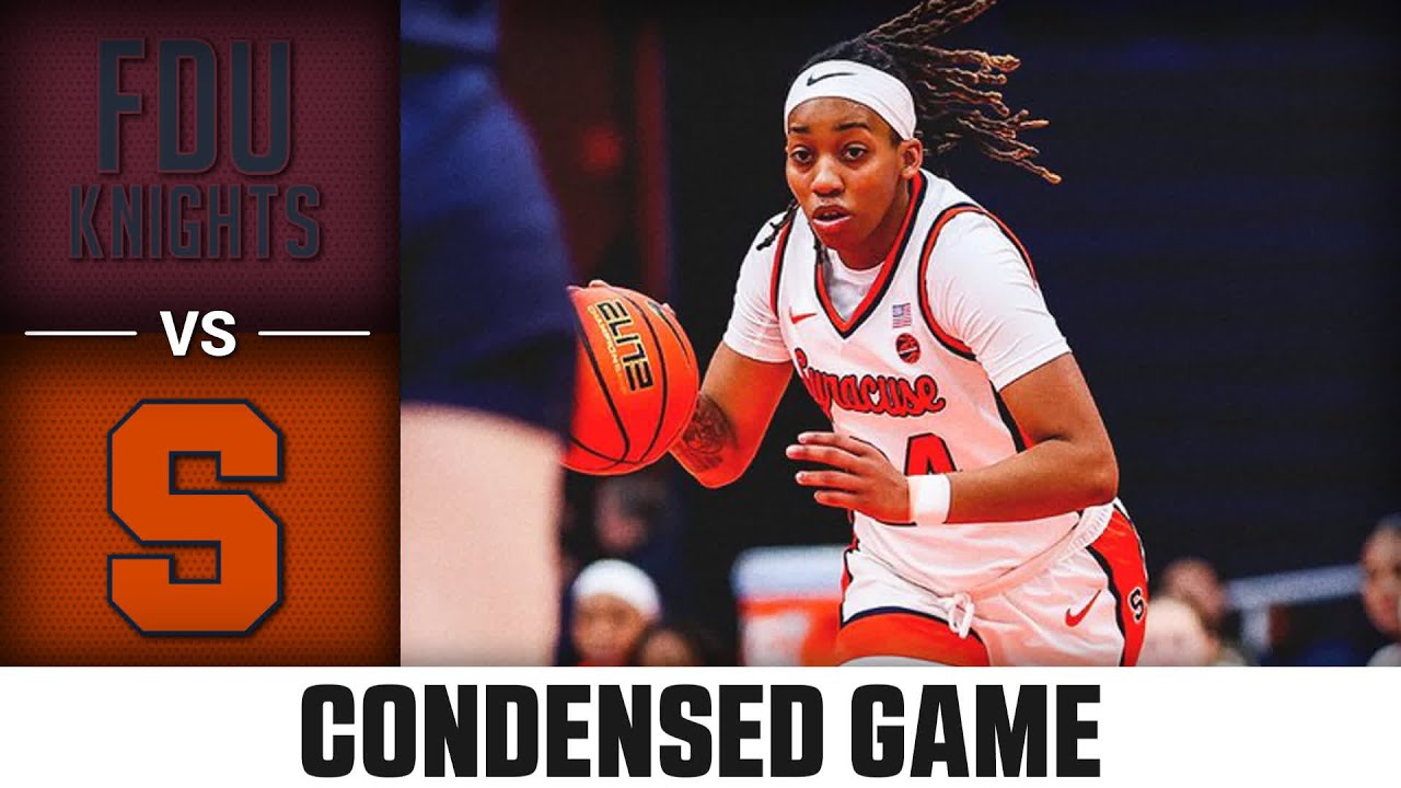 Fairleigh Dickinson vs. Syracuse Condensed Game | 2024-25 ACC Women’s Basketball
