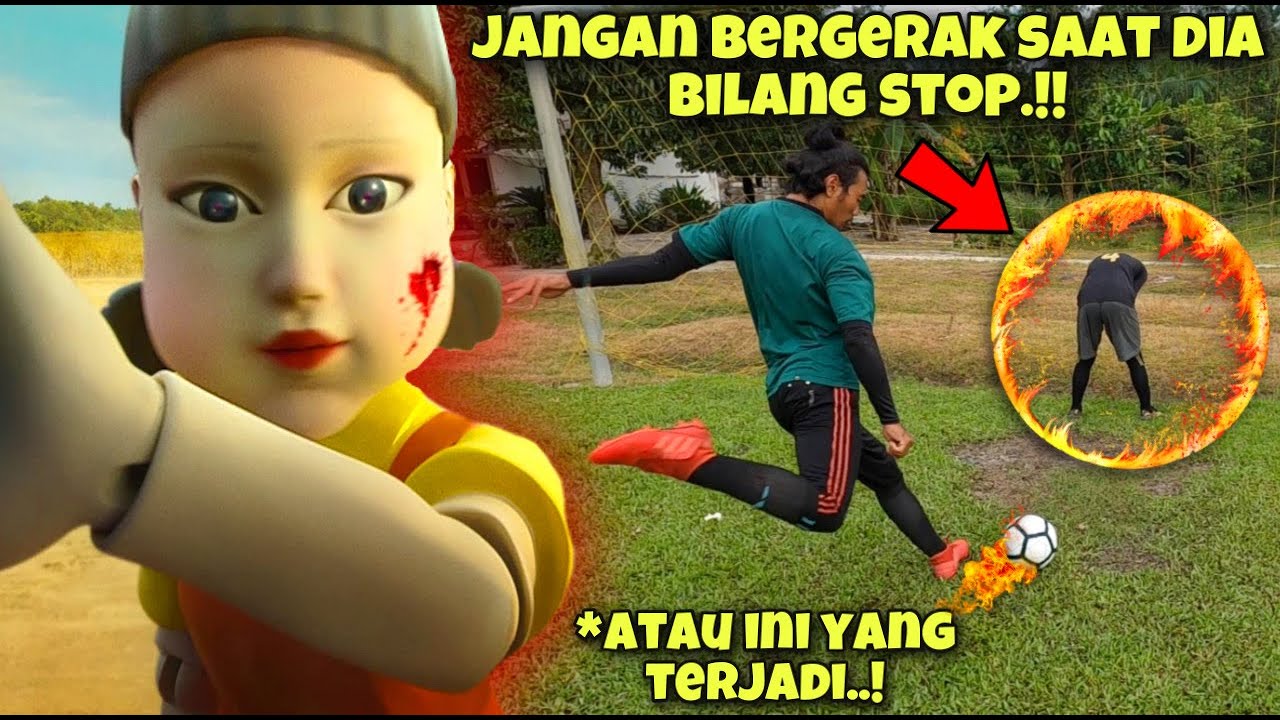 MENGERIKAN❗️ MAIN SQUID GAME DI LAPANGAN (GAK KALAH BERBAHAYA DENGAN FILM ASLINYA)