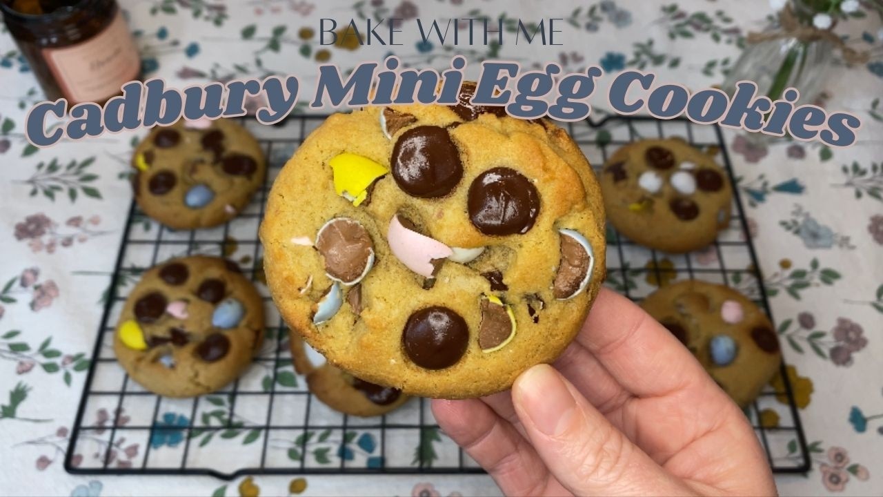 Cadbury Mini Egg Cookies ♥ Bake The Best Easter Cookies With Me
