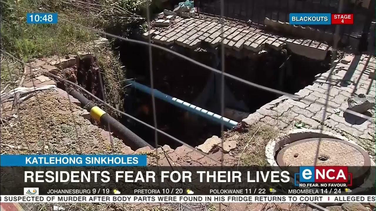Katlehong sinkholes | Residents fear for their lives