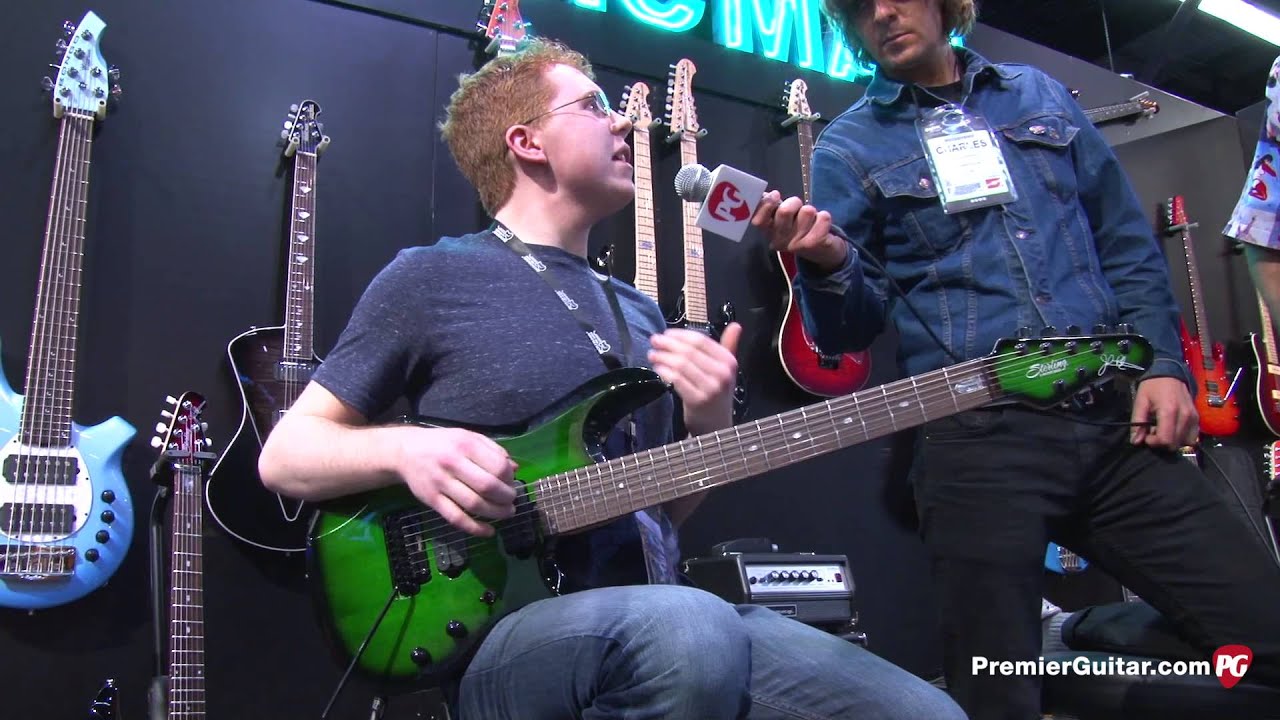 NAMM '13 - Sterling by Music Man John Petrucci JP70, AX40D, and John Petrucci JP100D Demos