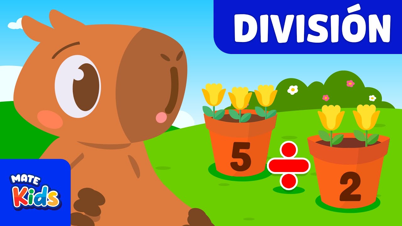 Aprende a Dividir con Nico el Capibara 🐾 | Matem&aacute;ticas para ni&ntilde;os de primaria