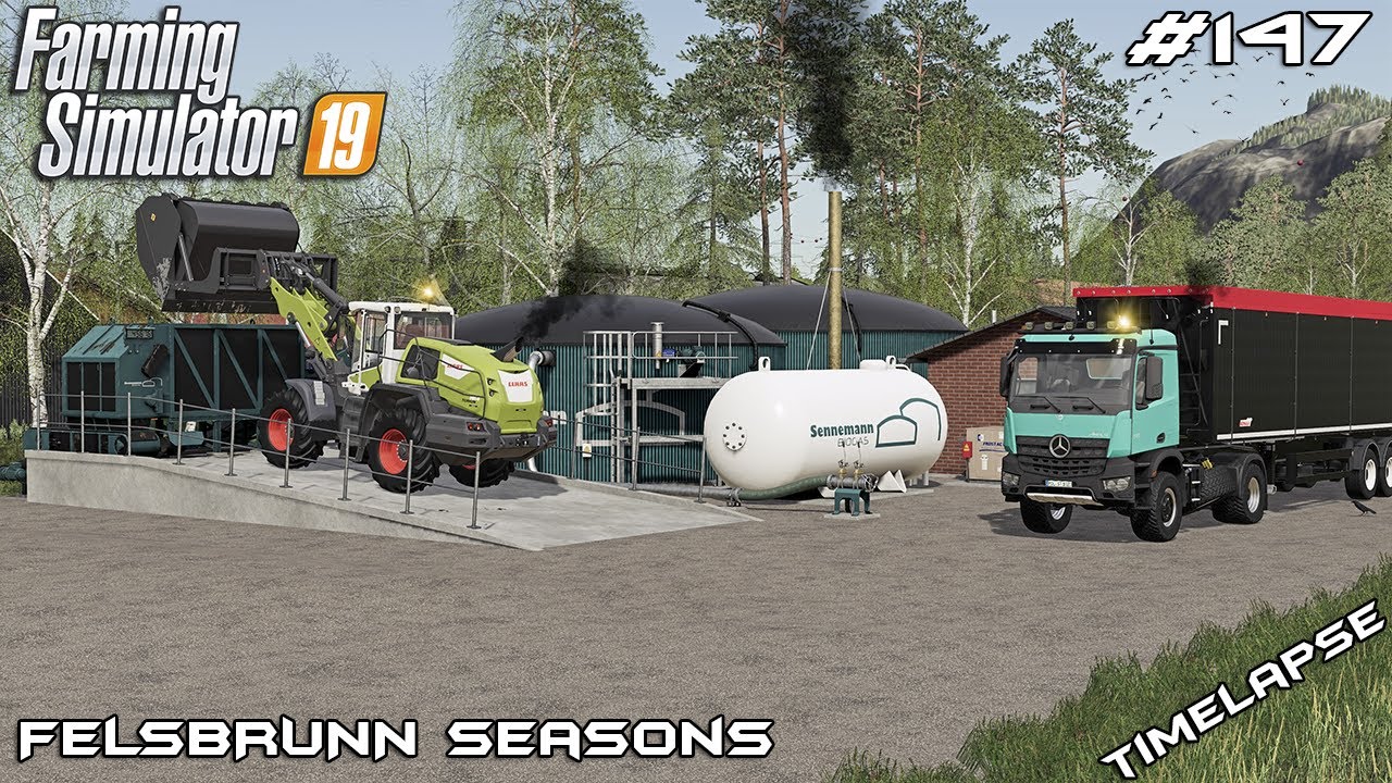 Building new 450kW Biogas Plant | Animals on Felsbrunn Seasons | Farming Simulator 19 | Episode 147