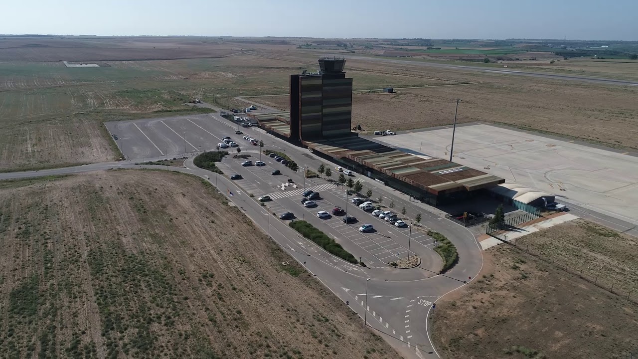 Aeroport de Lleida a vista d'ocell