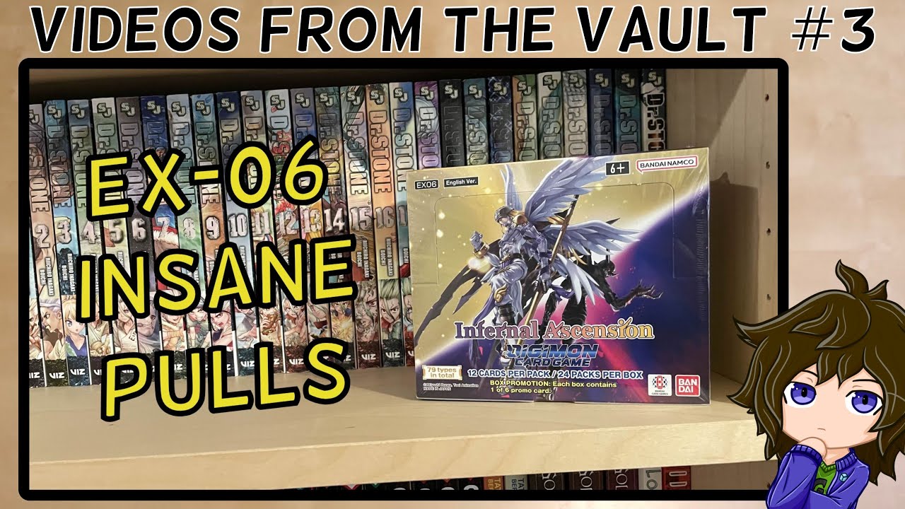 Videos From the Vault #3 - Opening EX6 Infernal Ascension Box Digimon TCG | GlowplasmaTCG