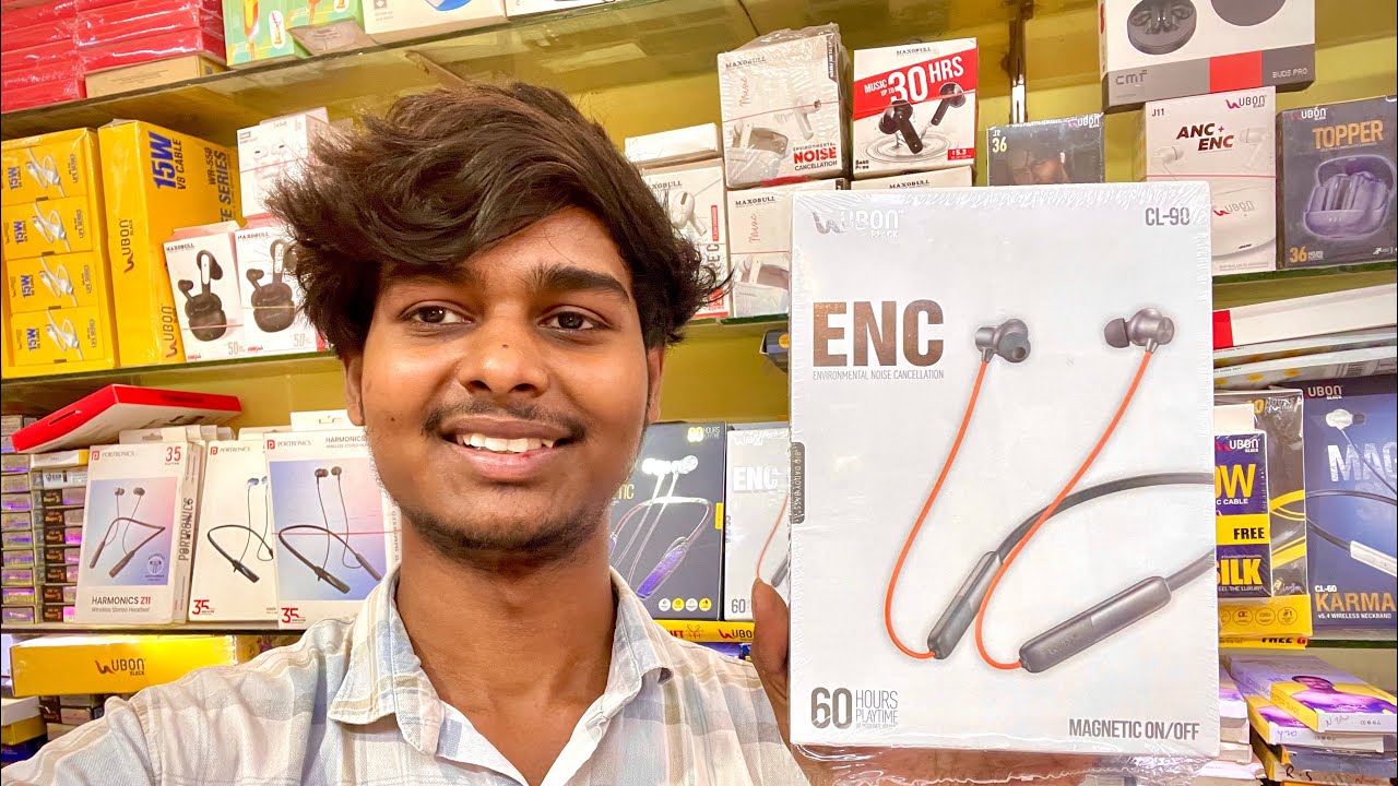 Ubon CL-90 Neckband | 60 Hours Playtime | ENC Technology | Ultimate Music Experience!