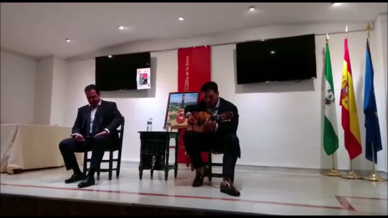 Paco Morillo en la Peña Cultural y Flamenca La Serrana de Cazalla