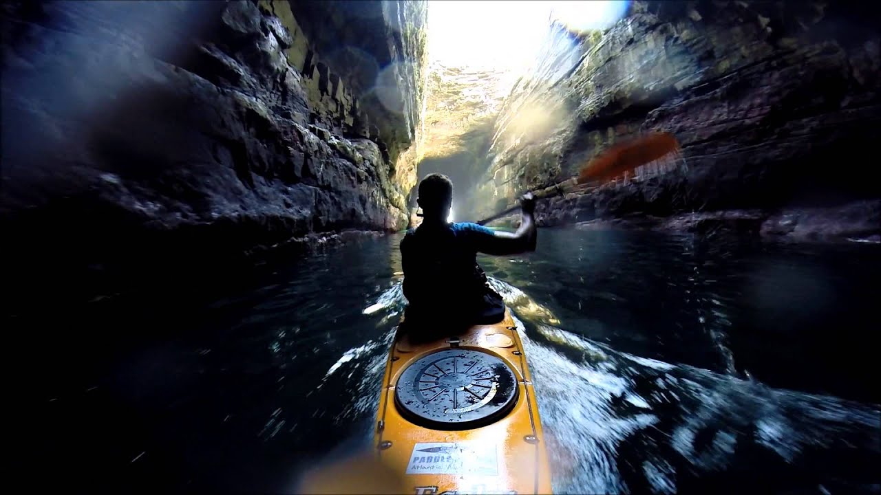 Sea Kayaking- Massive Cave at Downpatrick Head, Ireland