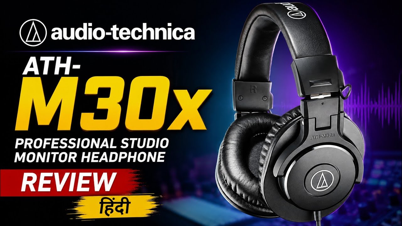 Audio Technica M30x Studio Monitor Review | Budget Monitor Headphone M30x Honest Review 2021