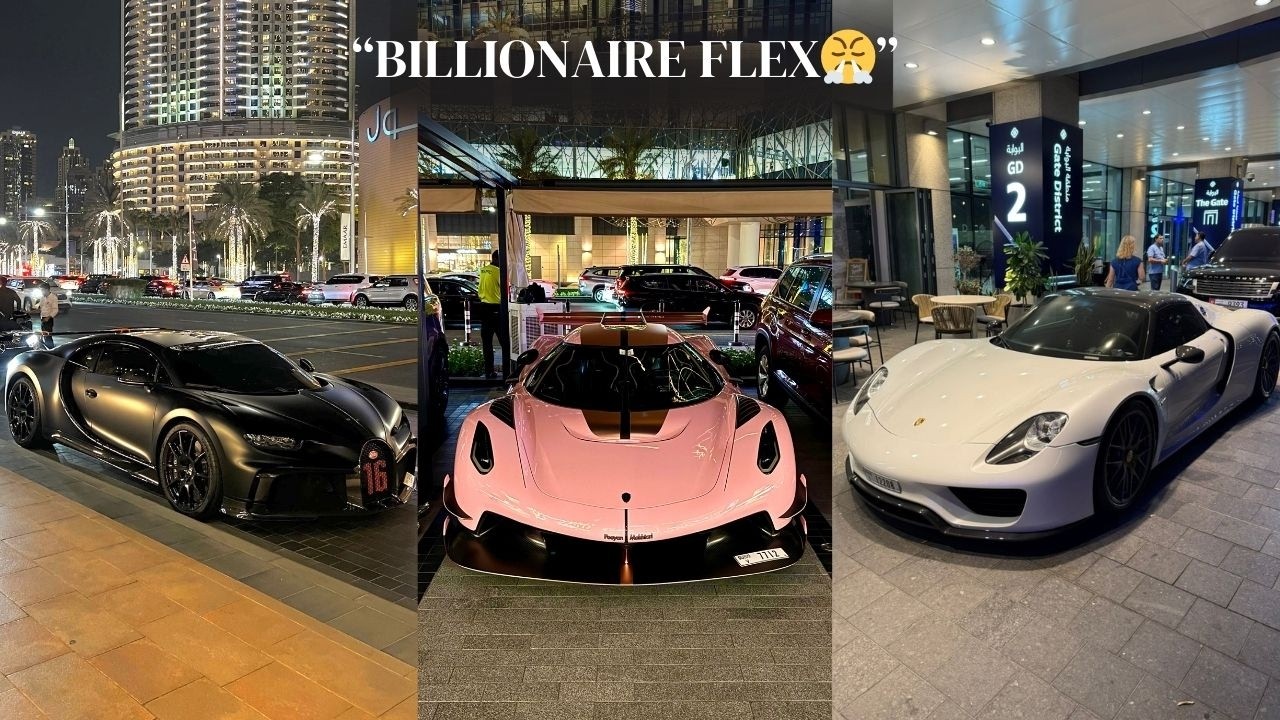 “Dubai Hypercar 2025 😱,Koenigsegg  Absolut, Bugatti pursport, 918 spyder, Mansory Revuelto”#supercar