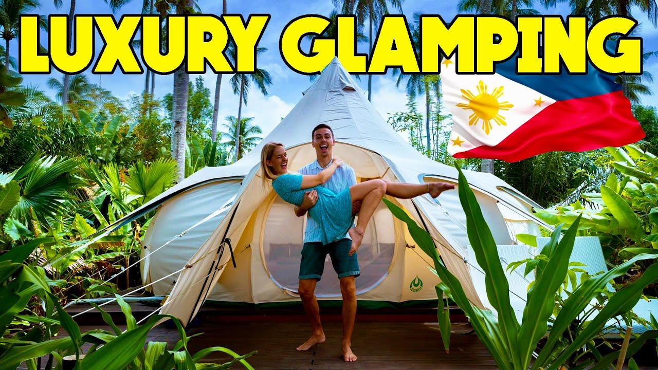 Glamping on One of the BEST Beaches in the WORLD 🇵🇭