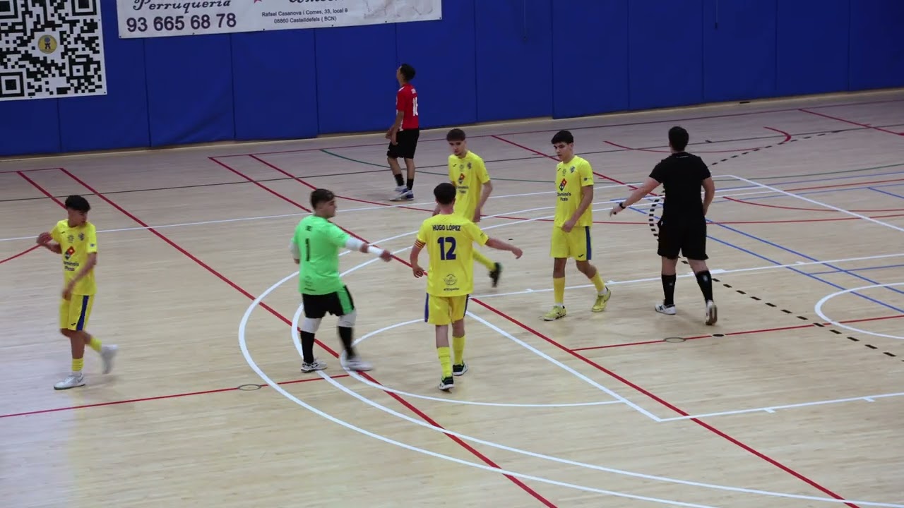 25.12.21 FS Castelldefels Juvenil C vs AE Penya Esplugues
